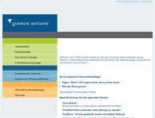 Tablet Screenshot of gudrun-seeland.de